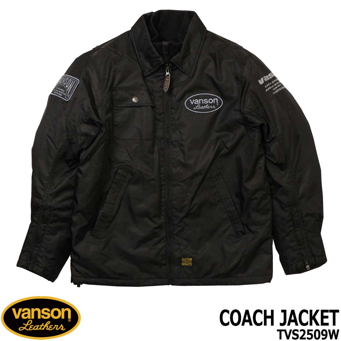 VANSON（バンソン） コーチジャケット アウター TVS2509W 着脱式ネック