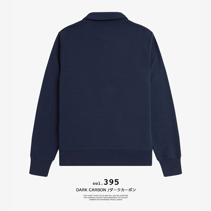 FRED PERRY（フレッドペリー） Zip Neck Collar Sweatshirt ジップ