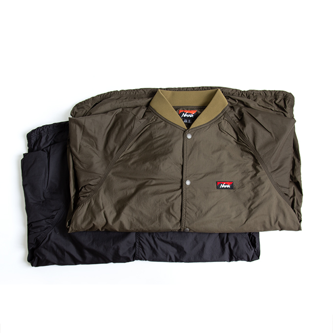 NANGA（ナンガ） RIB COLLAR COACH JACKET リブカラーコーチジャケット