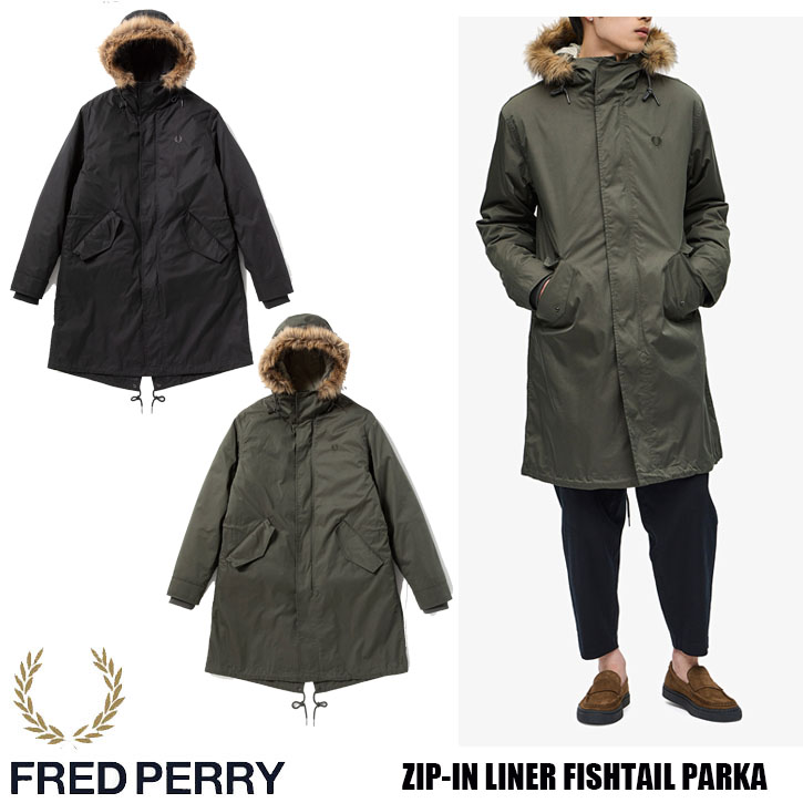 FRED PERRY（フレッドペリー） モッズコート J6504 フィッシュテイル