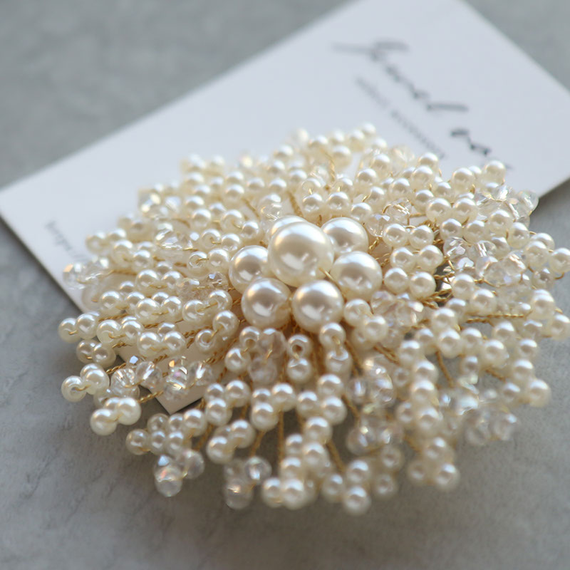 Jewel VOX コサージュ 卒業式 卒園式 母親 親 ブローチ パール