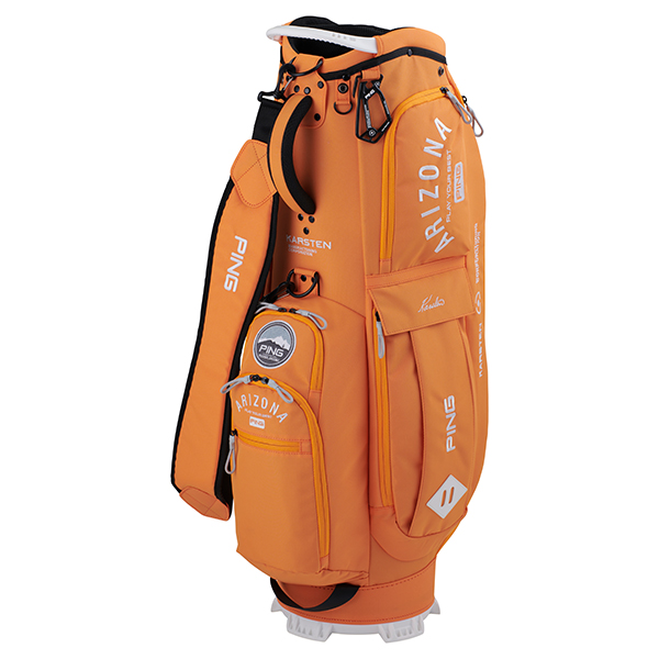 キャディバッグ（色：オレンジ系）｜ゴルフ用バッグ｜ゴルフ｜スポーツ