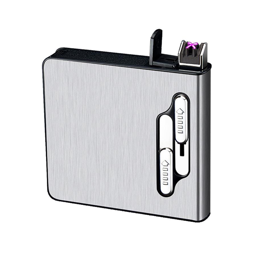 ライター 電子ライター usb充電式 タバコケース シガレットケース 20本