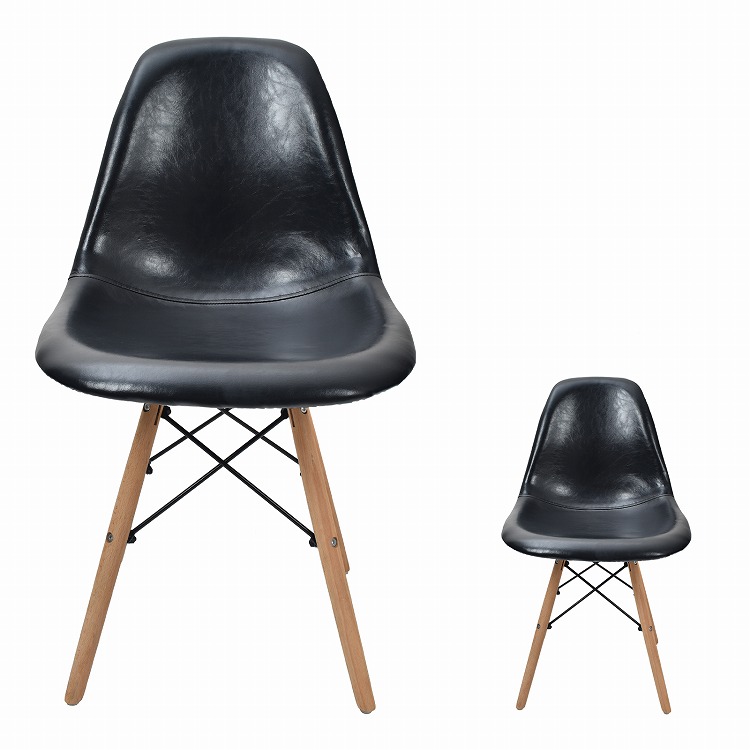 ダイニングチェア 2脚セット イームズチェア 椅子 イス いす 木脚 新