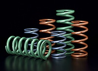 Swift springs スイフト 直巻レーシングサスペンションスプリング 2本