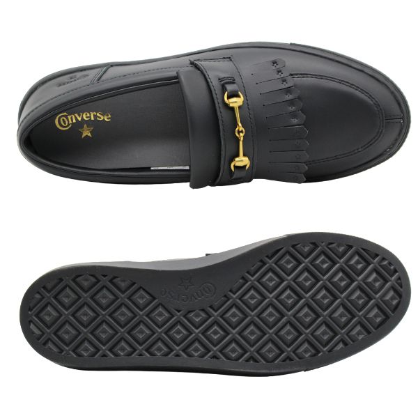 CONVERSE（コンバース） メンズ スニーカー シューズ スリッポン 靴 黒