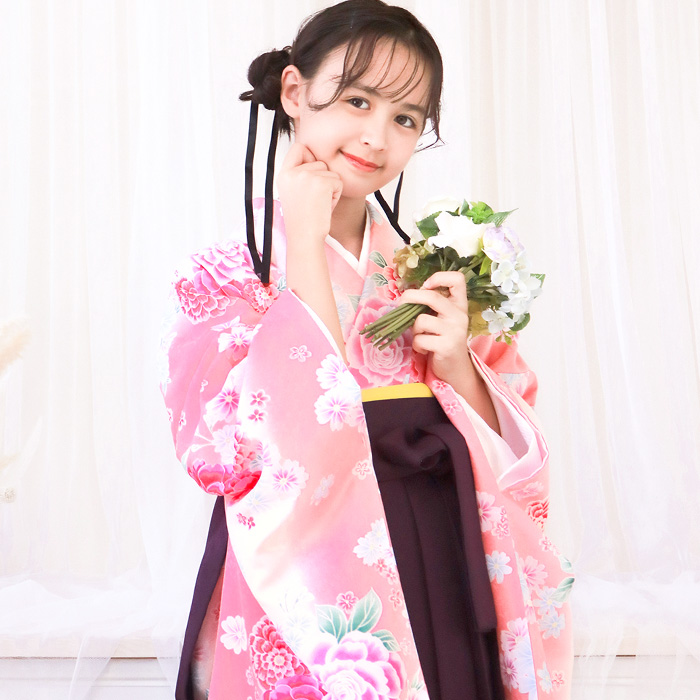 KYOETSU（京越） 袴セット ガールズ 【豪華安心袴4点セット】 卒業式