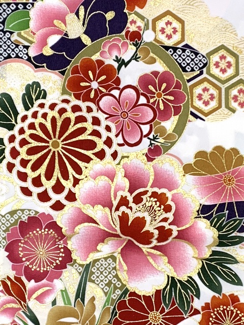 京都室町st. 卒業式の着物 【FROM KYOTO】絵羽柄の二尺袖 単品