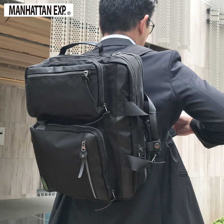 協和 MANHATTAN EXP. 3Wayビジネスバッグ 53-81571 ブラック B4対応