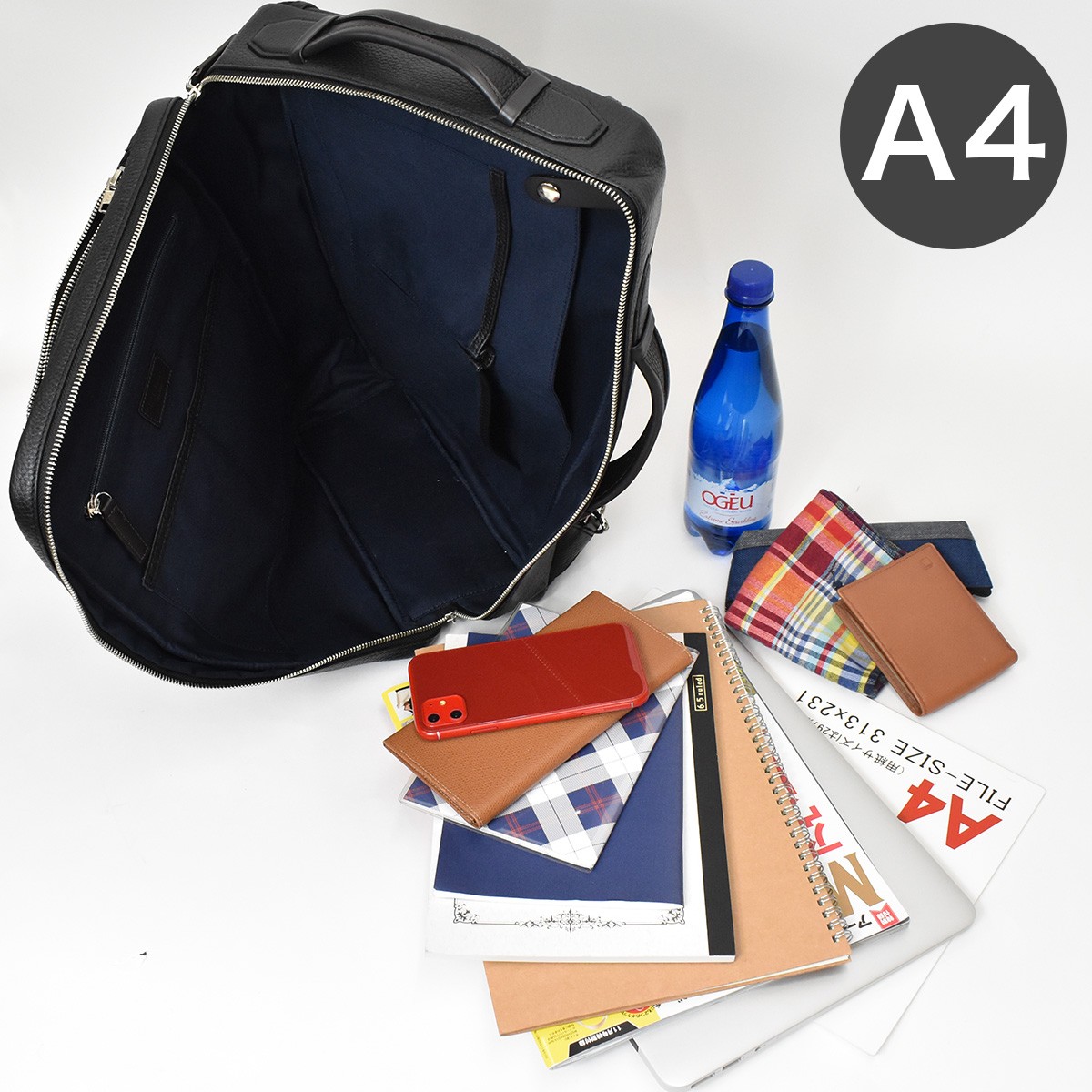 FIVE WOODS（ファイブウッズ） ビジネスリュック メンズ 本革 A4 1気室