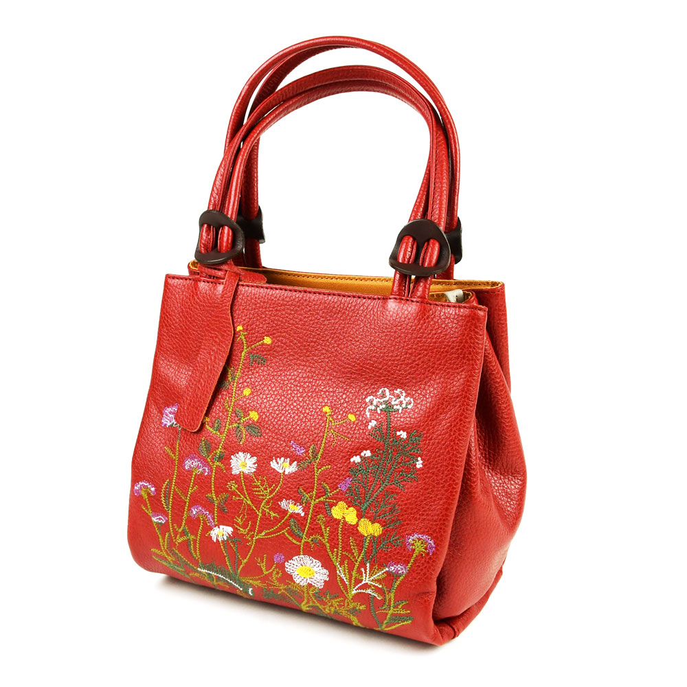 ハンドバッグ A5サイズ 花柄 日本製 レディース innocentSac