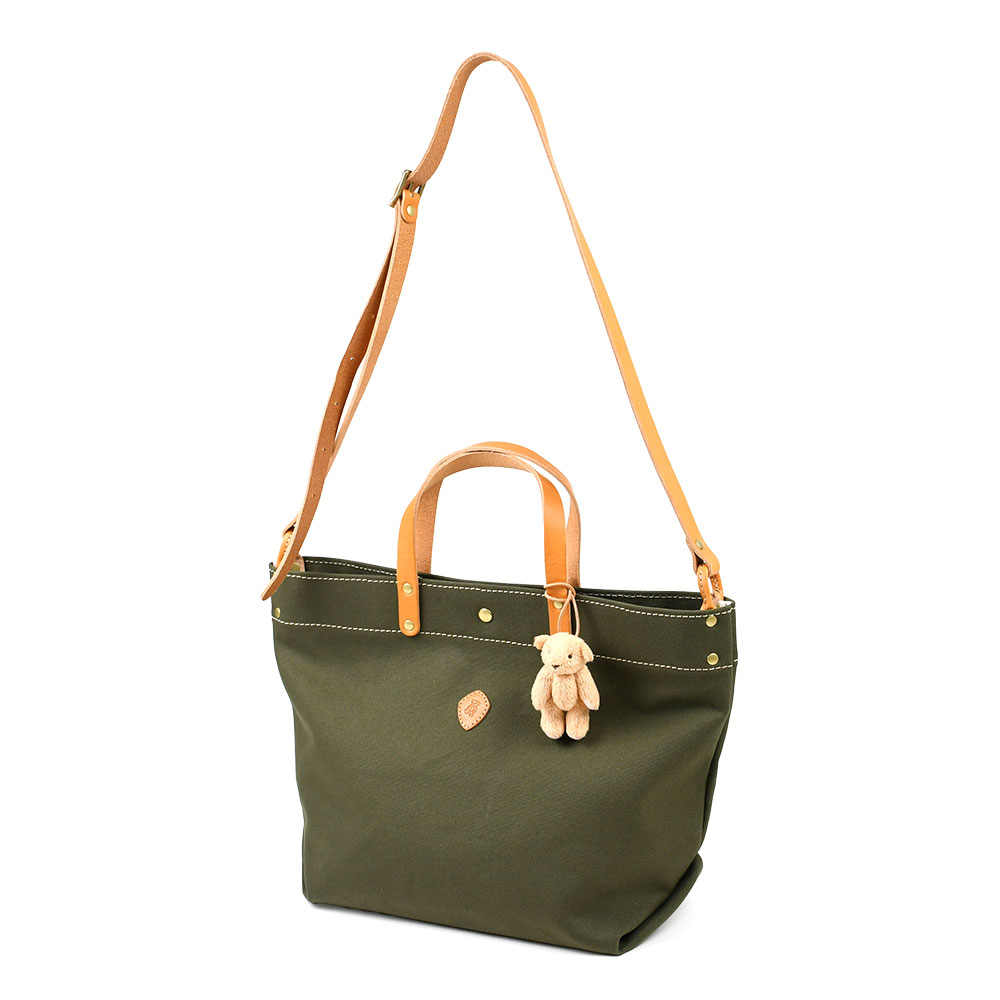 トートバッグ キャンバス L 2way ショルダー 大きめ 日本製 バニラベア