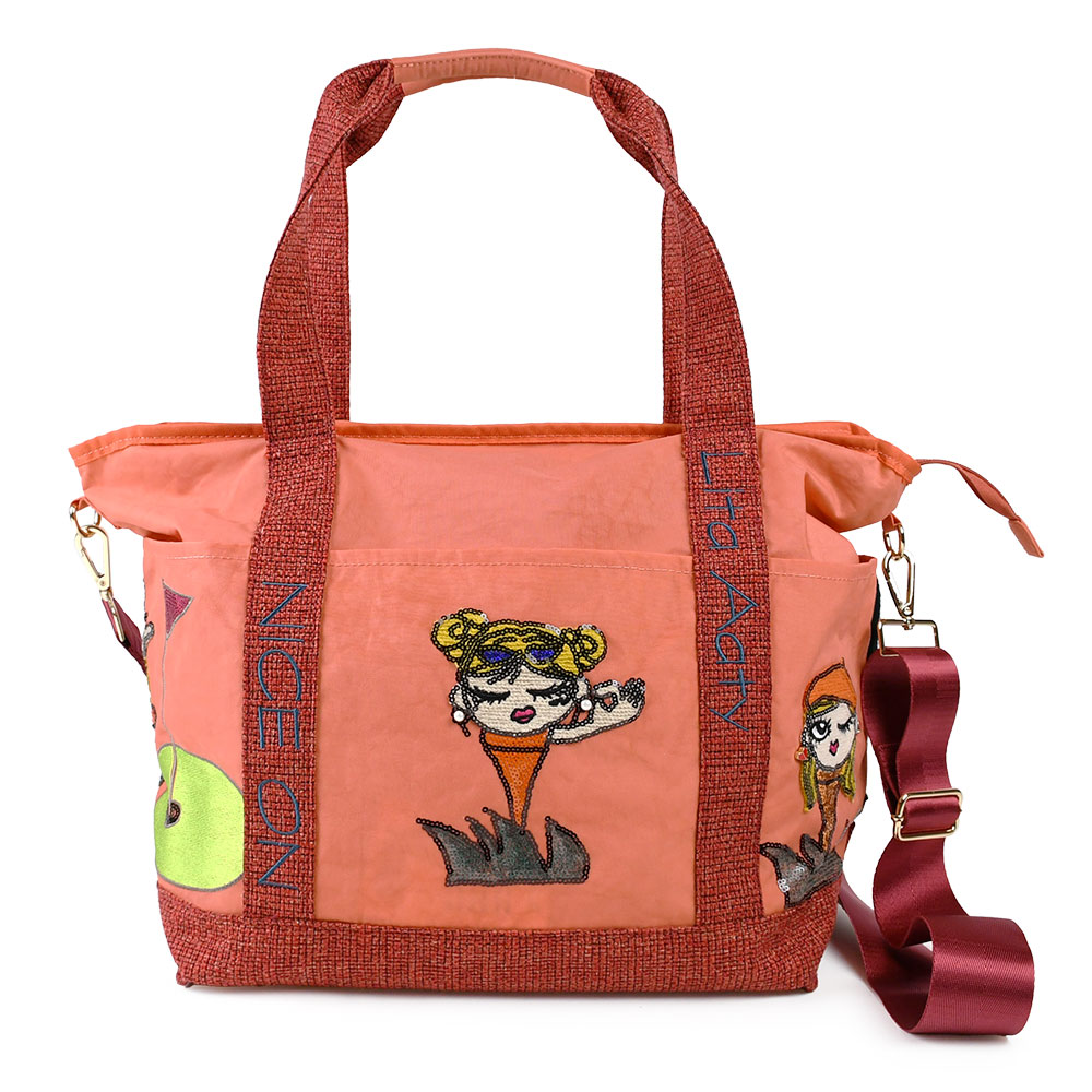 2Wayショルダーバッグ トートバッグ B4サイズ対応 A4 大きめリタちゃん