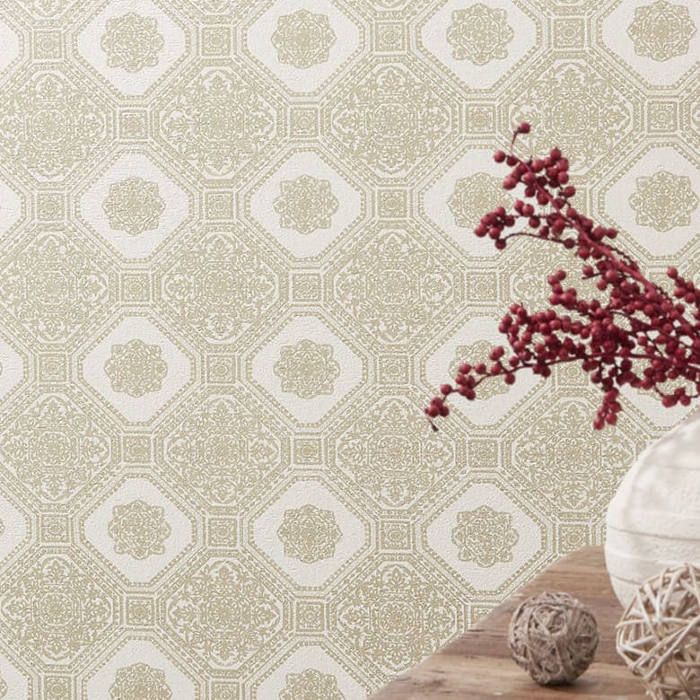 サンゲツ（SANGETSU） 壁紙 のりなし クロス アジアン ダマスク