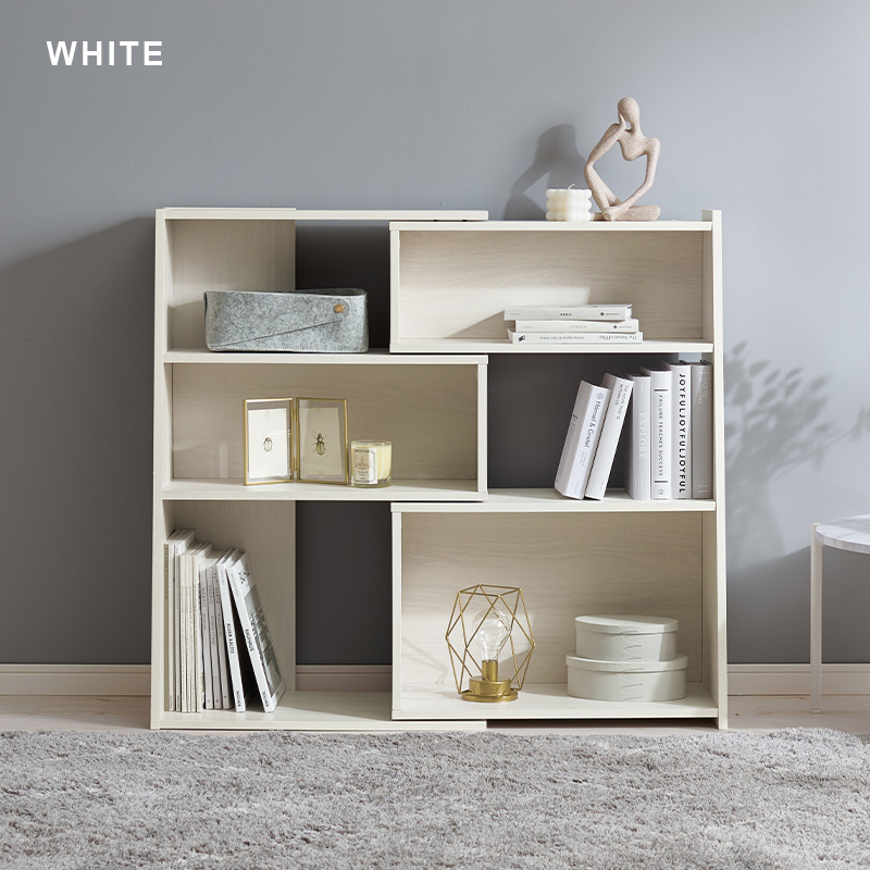 HAGiHARA（萩原） オープンシェルフ 伸縮 ラック 棚 木製 おしゃれ