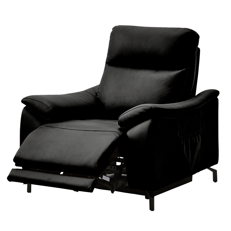 サンコウ 組立設置 電動リクライニングソファー 本革 PVC スピーカー