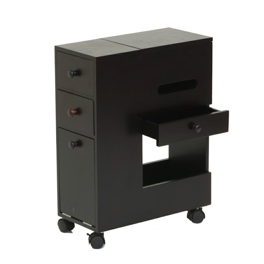 ドレッサー コスメボックス キャスター付き 鏡台 化粧台 コスメ収納