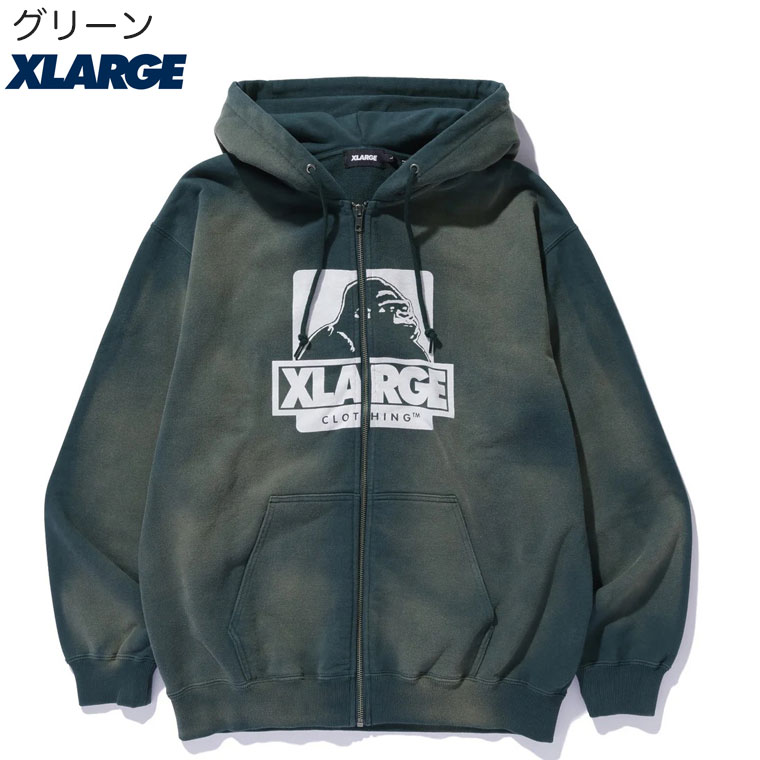 XLARGE（エクストラ ラージ） パーカー XLARGE DISCHARGE PRINTED OG