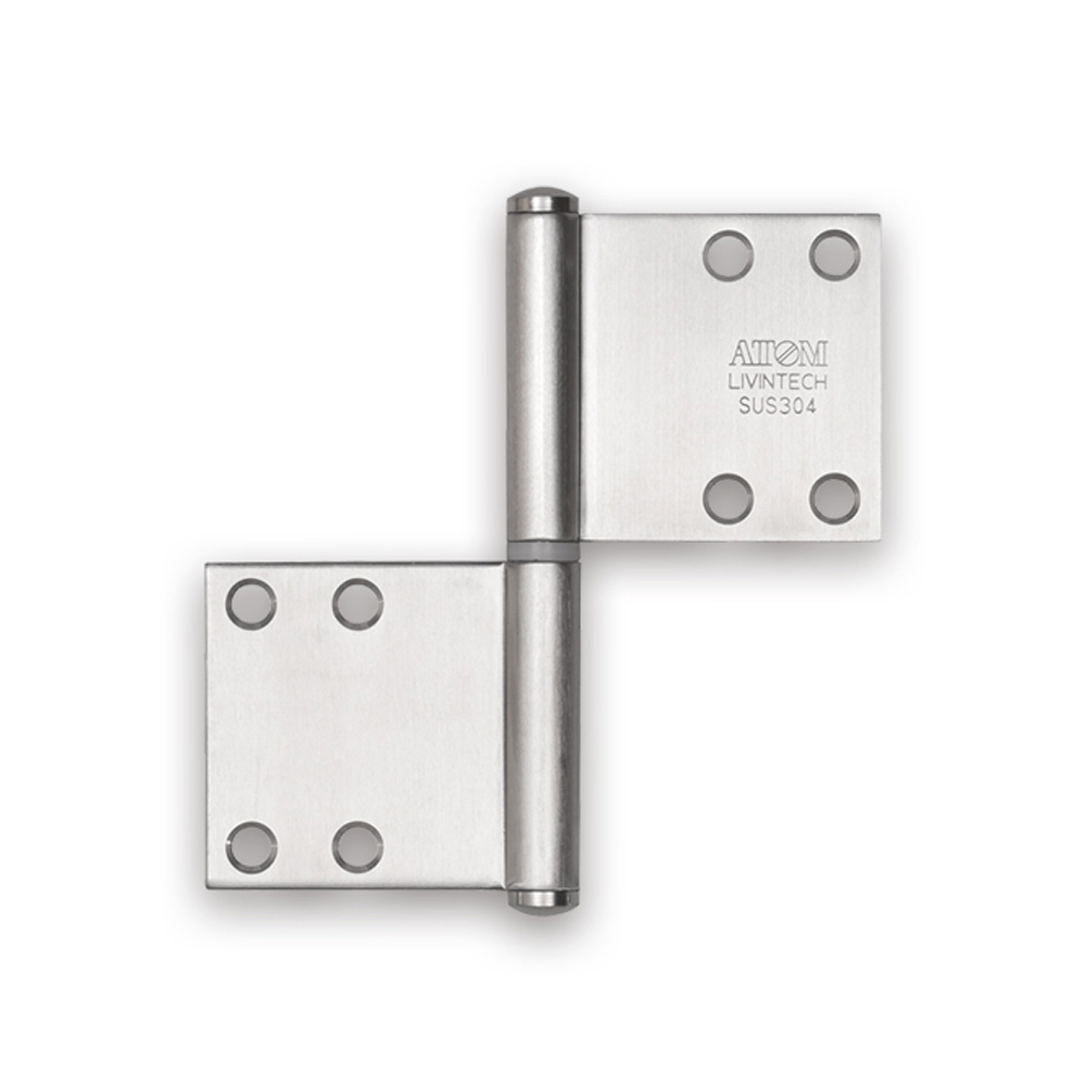 アトムリビンテック DS儀星付き旗丁番 274574 ヘアーライン 102×102