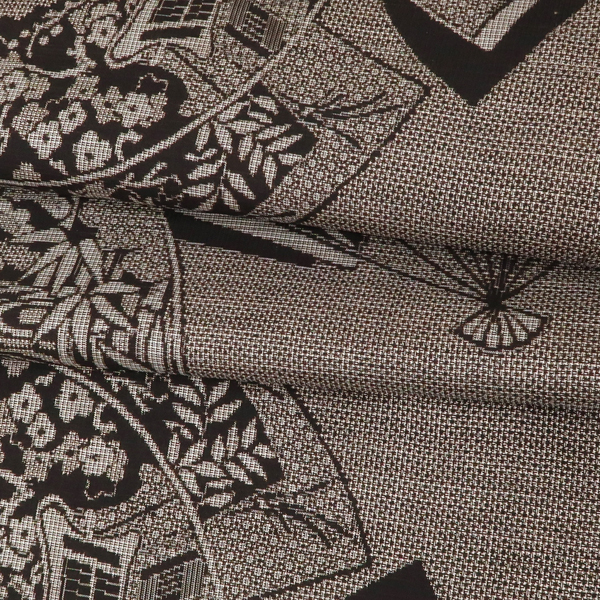 20%OFFセール 大島紬 武宮絹織物 仕立て付き 泥大島 着物 正絹 コート