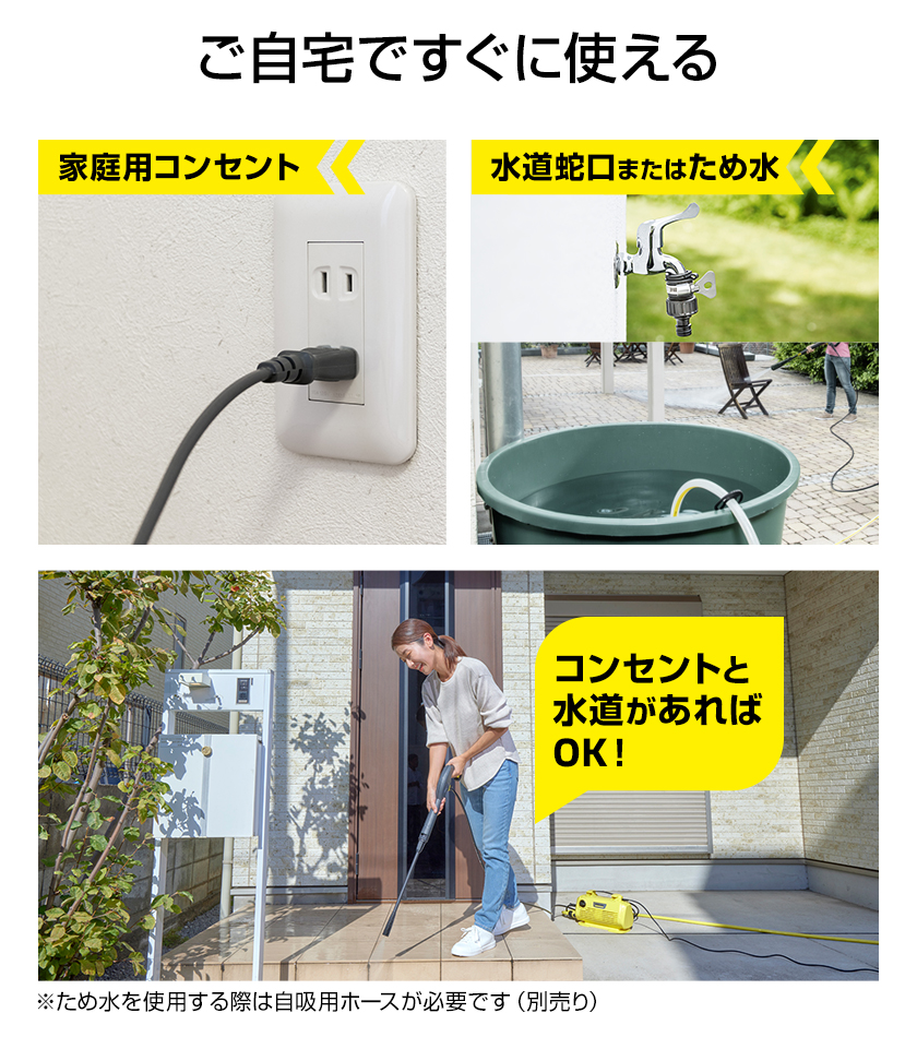 ケルヒャー（KARCHER） 高圧洗浄機 K 2 Little : ケルヒャー公式 Yahoo