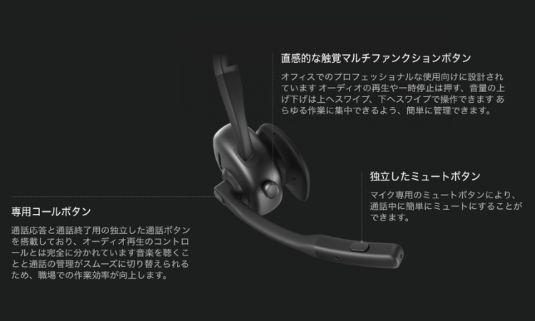 Shokz（ショックス） オープンミート OpenMeet 骨伝導イヤホン 骨伝導