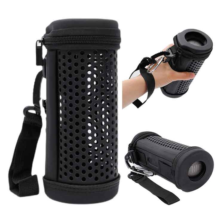 JBL FLIP 7/6 スピーカー ケース 5 カバー PUレザー 紐 ストラップ付き