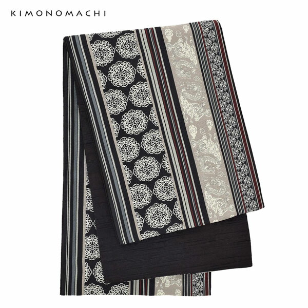 KIMONOMACHI 京袋帯 単品 数量限定 オリジナル「間道 龍と唐花
