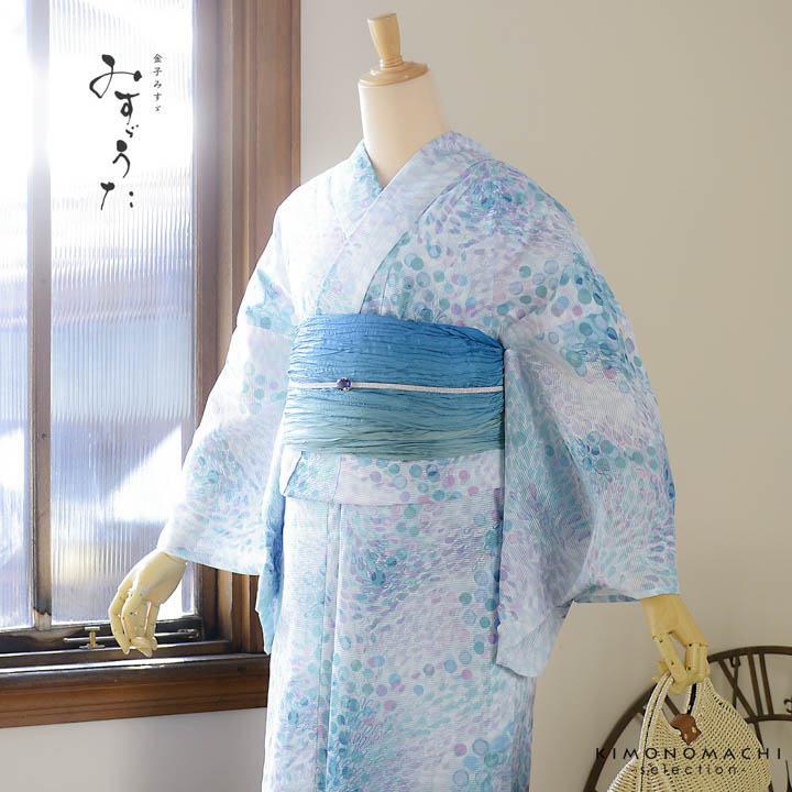 浴衣 レディース ブランド浴衣 単品「みすゞうた 私と小鳥と鈴と M