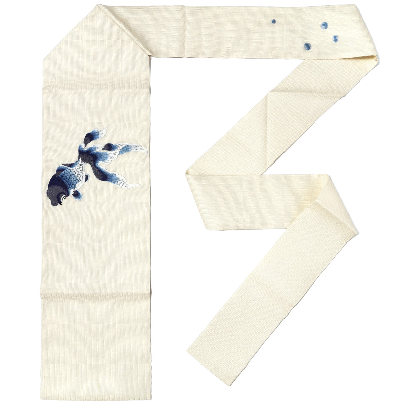 専用帯5873○かねだ呉服店扱い 高級正絹 相良刺繍 名古屋仕立て名古屋