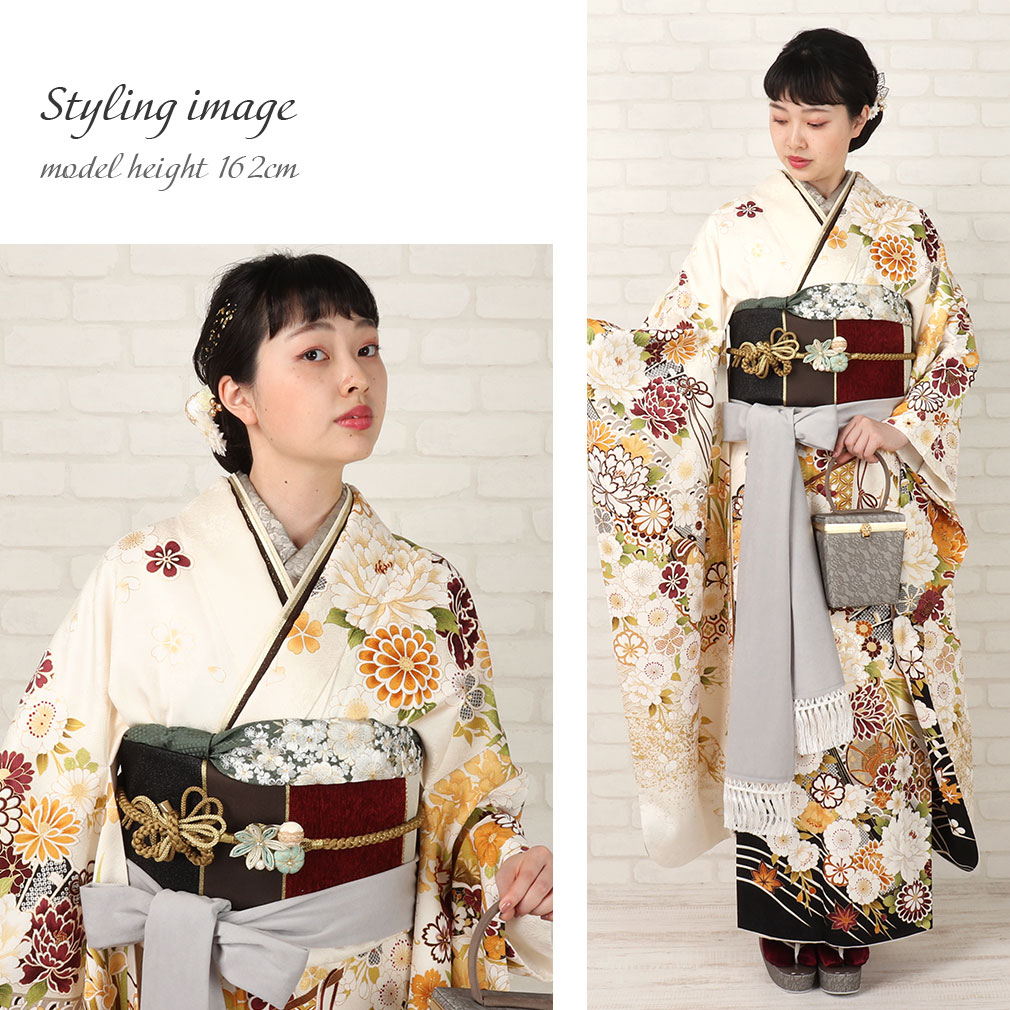 Kisste（キステ） 振袖 帯 振袖帯 振袖の帯 振袖用袋帯 袋帯 振袖用 赤