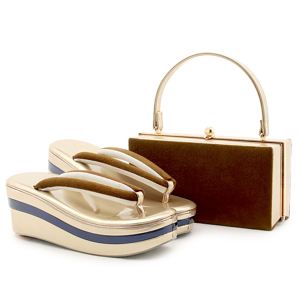 Kisste（キステ） 草履バッグセット 成人式 振袖 厚底 ハイヒール