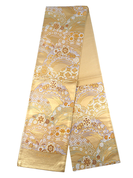 袋帯 単品 正絹 六通柄 未使用 仕立て付 フォーマル 六通 西陣織