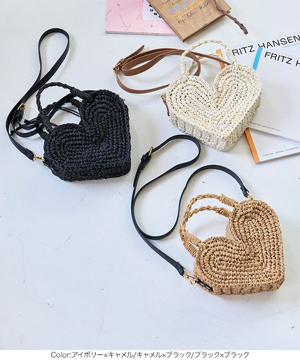 KOBE LETTUCE（神戸レタス） かごバッグ ショルダー カゴバッグ ミニ