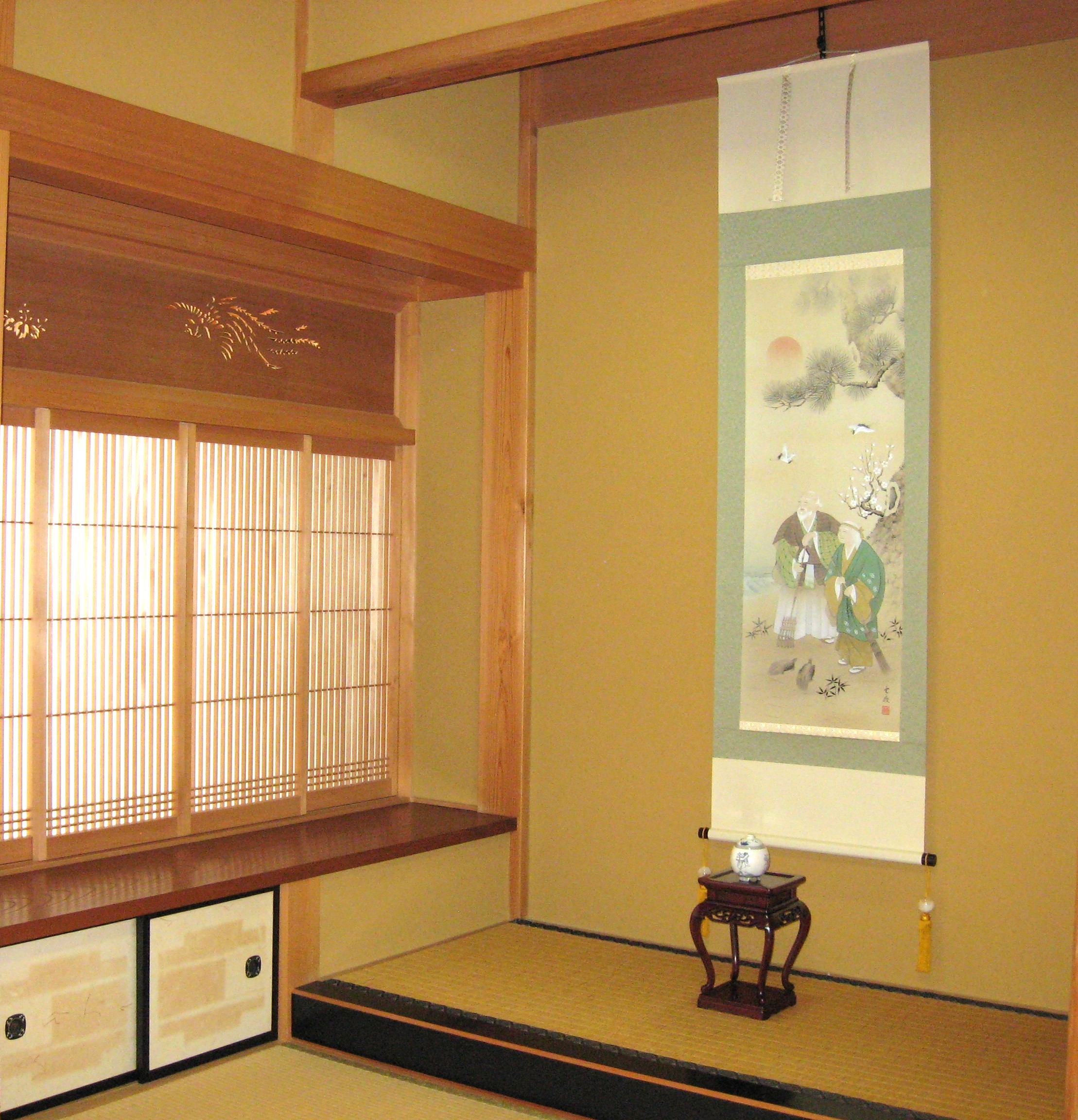 掛け軸 掛軸 高砂 小島雲嶺 (特殊工芸作品・新品) : 掛け軸の専門店 香