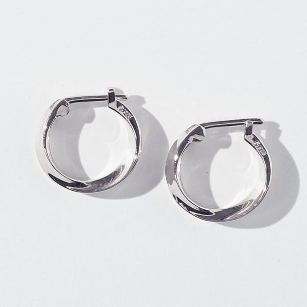 Jewel closet by L&Co. ピアス メンズ レディース フープ ひねり