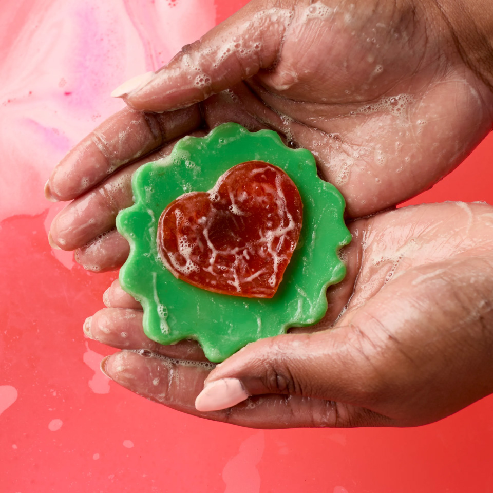 LUSH（ラッシュ） LUSHラブバーガー ギフト バスボム バブルバー 入浴