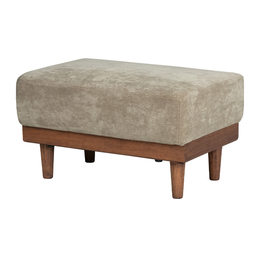 スツール オットマン コーデュロイ 1人掛け ファブリック モダン