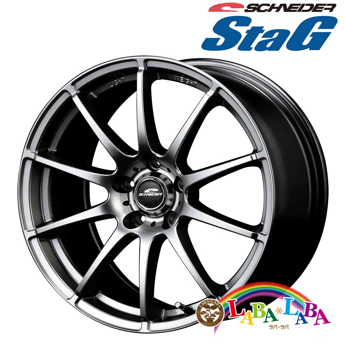 マルカサービス ホイール 17インチ 17×7.0J +38 PCD114.3 5穴 MID