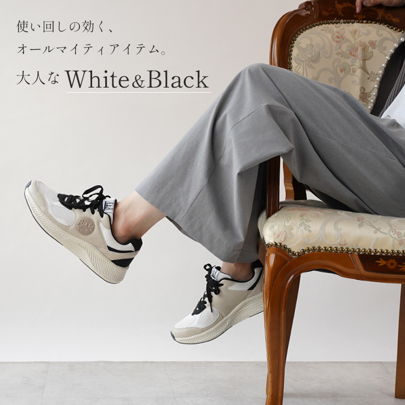 スニーカー レディース 4.5cmヒール 新作 かわいい 可愛い ブラック