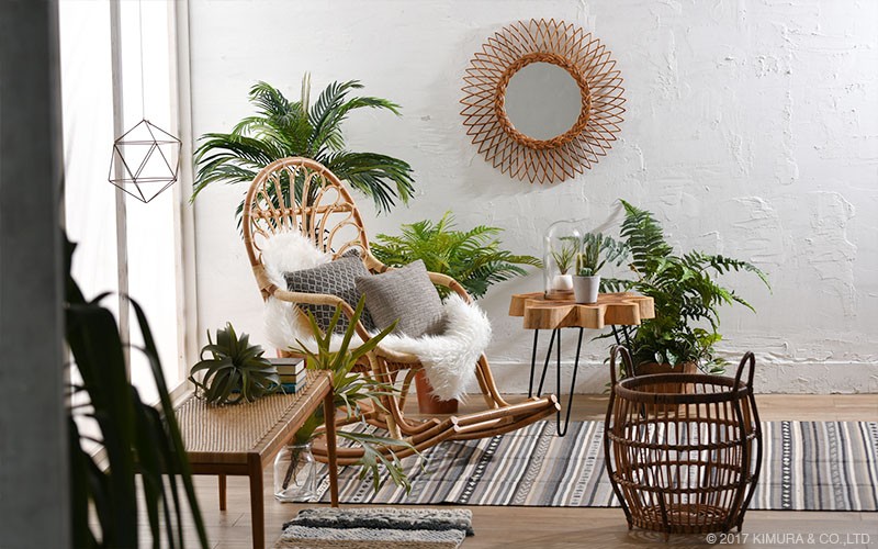 アジアン家具 サイドテーブル 机 花瓶台 おしゃれ 玄関 チーク無垢木製