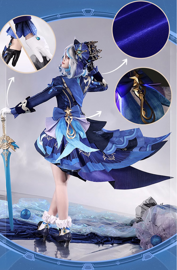 三分妄想1/3Delusion】原神 Genshin 黒Ver フリーナ/Furina