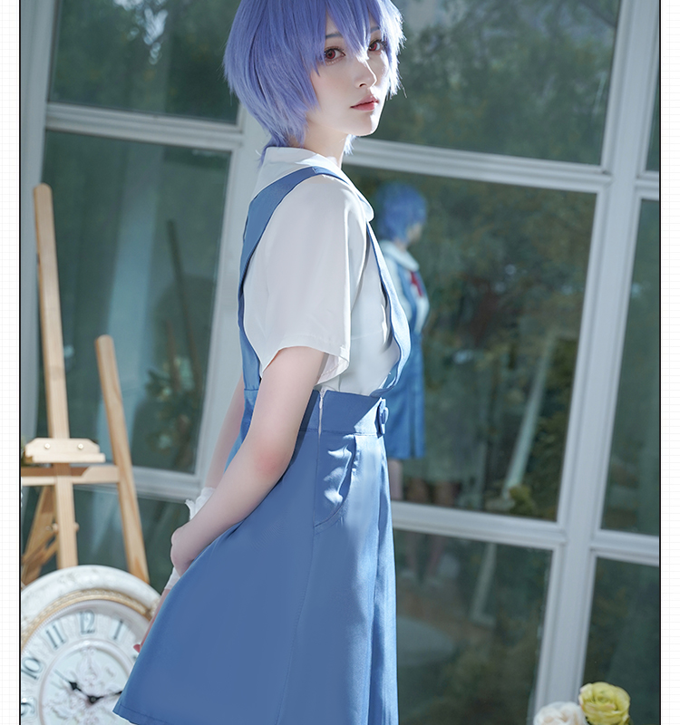 新世紀エヴァンゲリオン アスカ/綾波レイ 学校制服コスチューム エヴァ