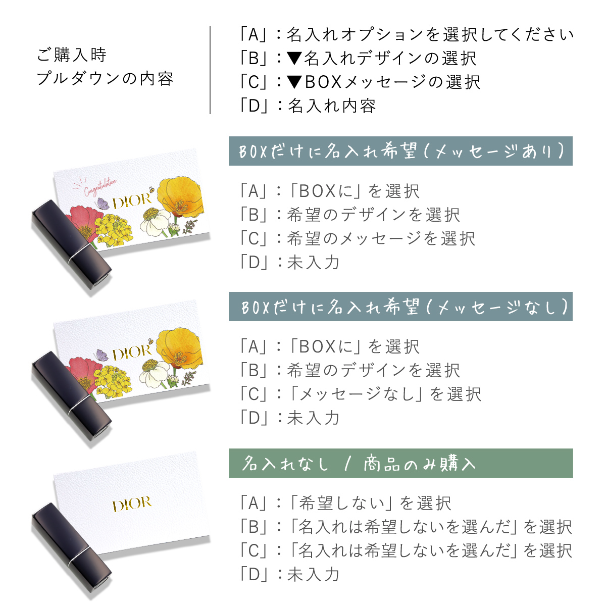 Christian Dior（クリスチャン・ディオール） DIOR リップ ハンド