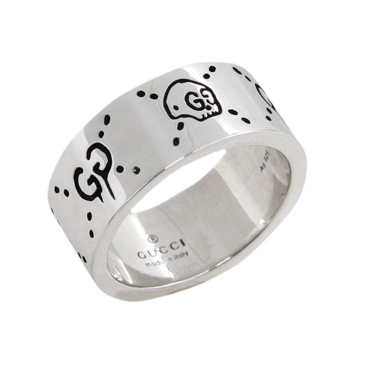 GUCCI（グッチ） リング メンズ 指輪 正規品 シルバー グッチゴースト