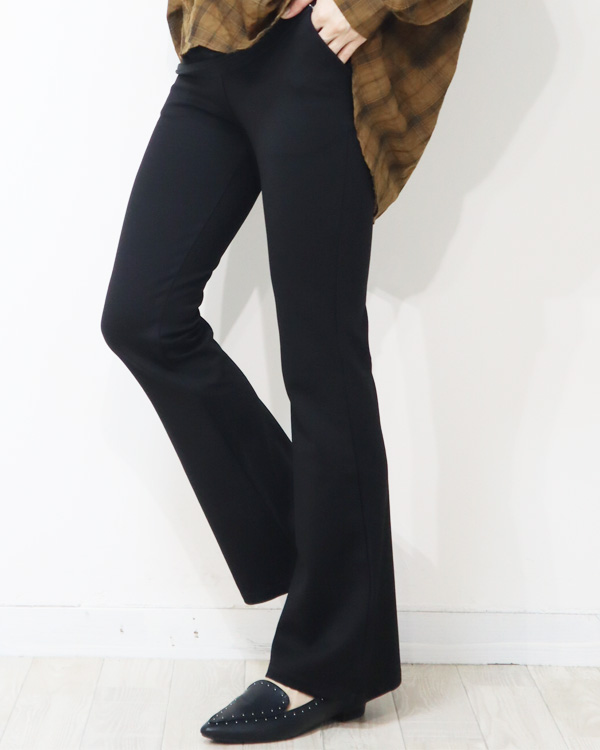 ポンチ フレアパンツ シューカットパンツ ブーツカットパンツ