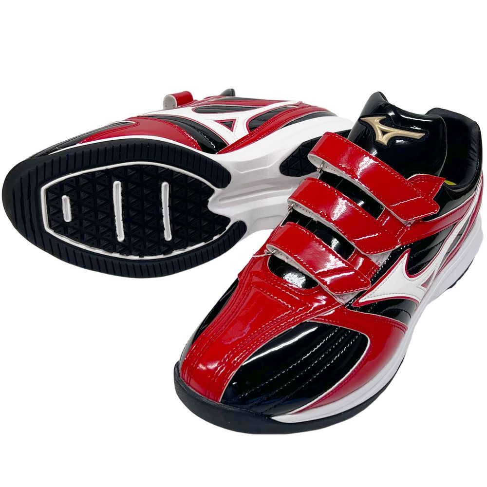MIZUNO（ミズノ） 【サイズ交換送料無料】ブラック×レッド 野球