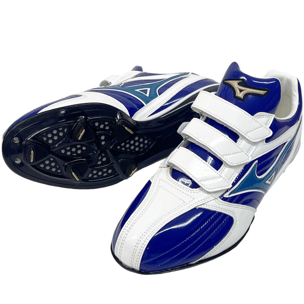 MIZUNO（ミズノ） 【サイズ交換送料無料】マリンブルー×ホワイト 野球