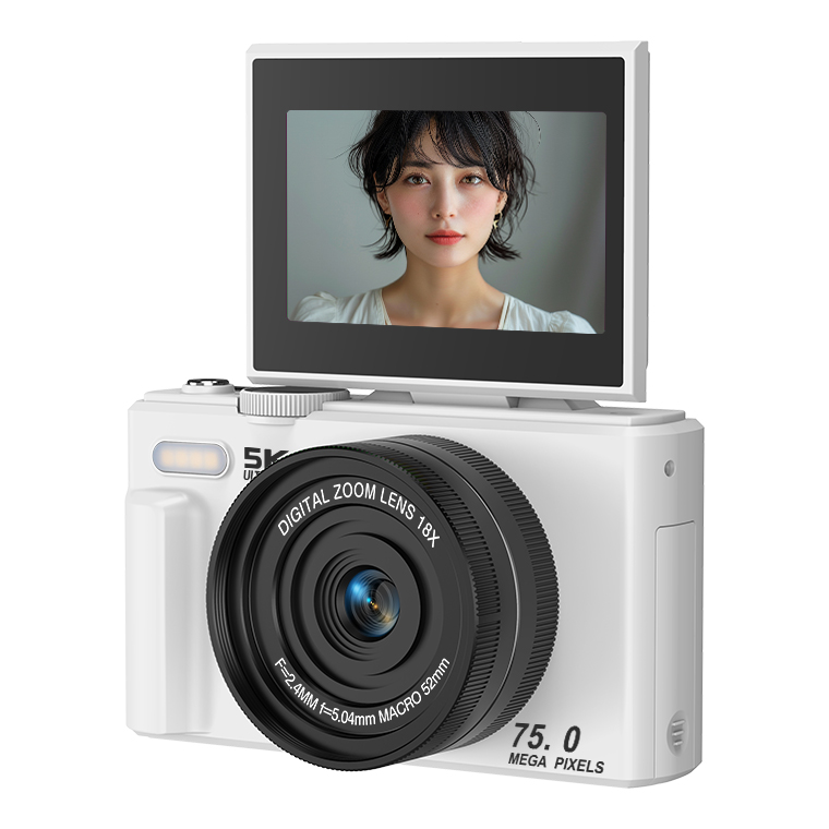 20%OFFで最安10384円 デジタルカメラ 5K 7500万画素 18倍ズーム 180