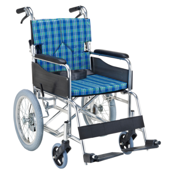 車いす 介助式 背折れタイプ 座面幅40cm 非課税 （ 車椅子 車イス 介護